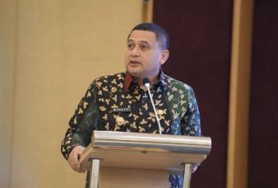 Wali Kota Makassar Munafri Arifuddin saat memaparkan tujuh program prioritas di forum internasional IAPA-Unhas 2025