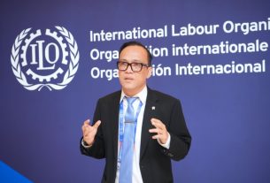 Wamenaker Immanuel Ebenezer saat hadiri pembukaan Konferensi Perburuhan Internasional ke-113 di Jenewa, Swiss