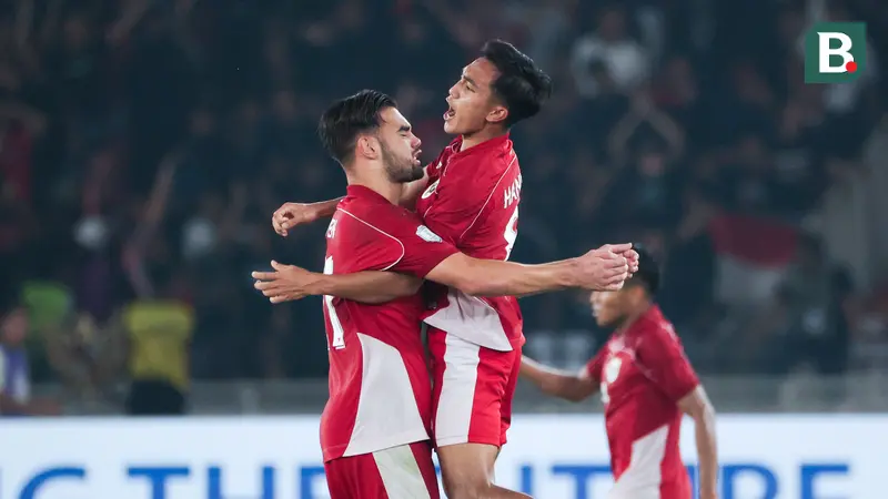 Selebrasi pemain Timnas Indonesia U-23 setelah menyingkirkan Thailand di semifinal Piala ASEAN U-23 2025