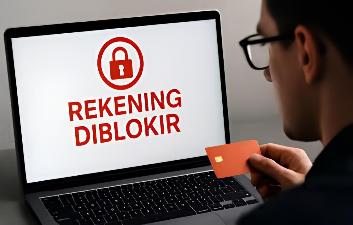 Ilustrasi rekening bank diblokir karena tidak aktif
