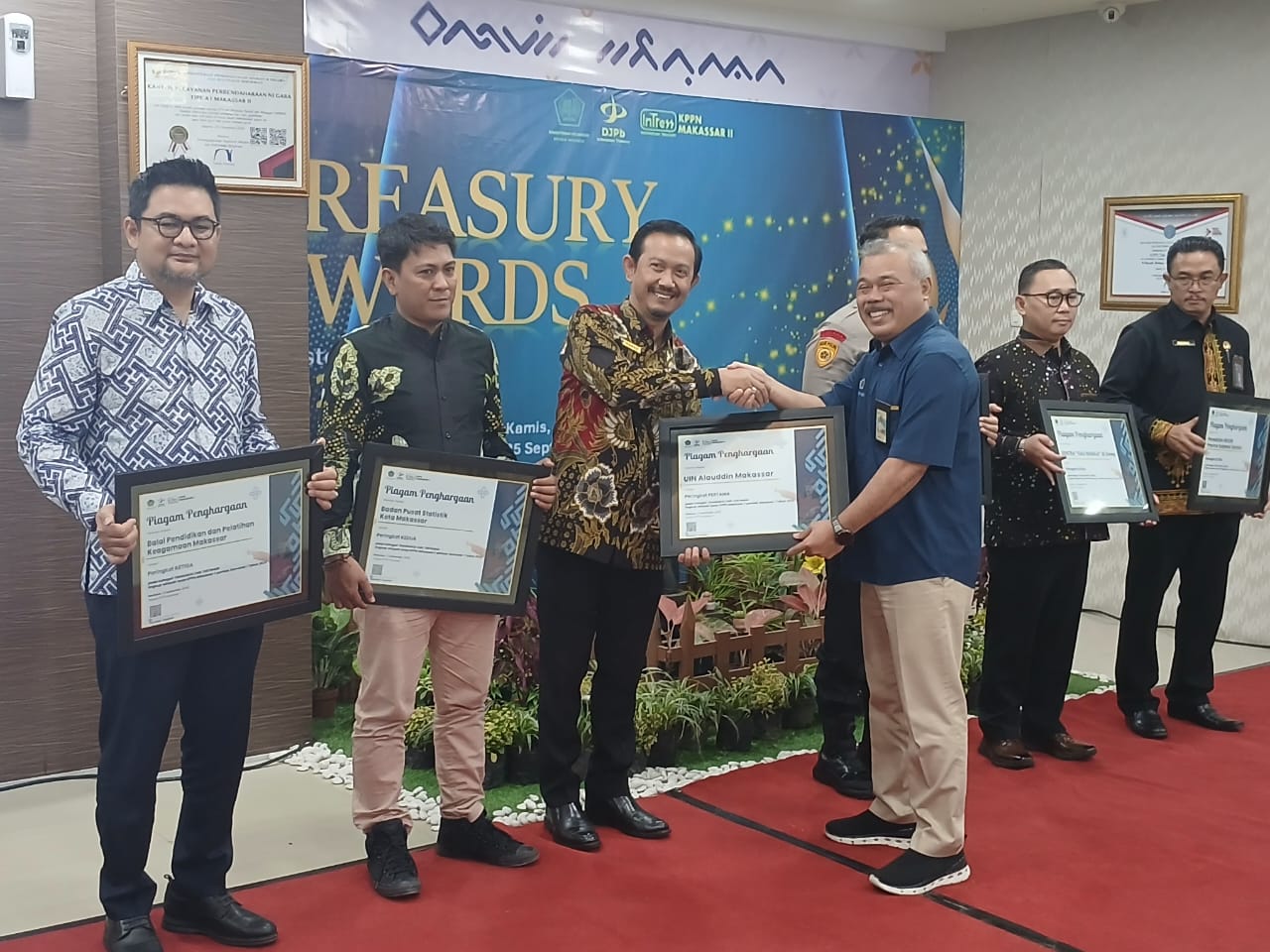 UIN Alauddin Makassar Raih Juara 1 Treasury Awards